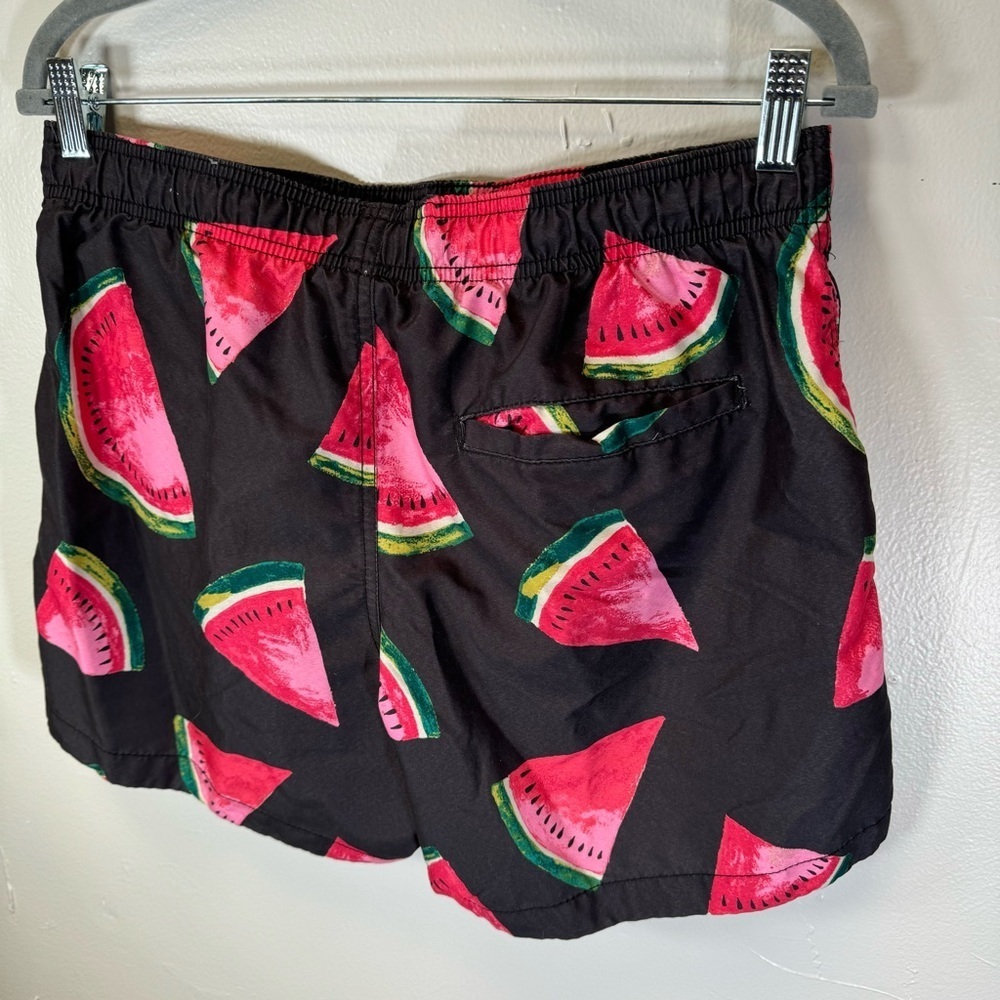 H&M men's watermelon print swim shorts surfboard trunks pockets mesh liner small - Picture 8 of 11